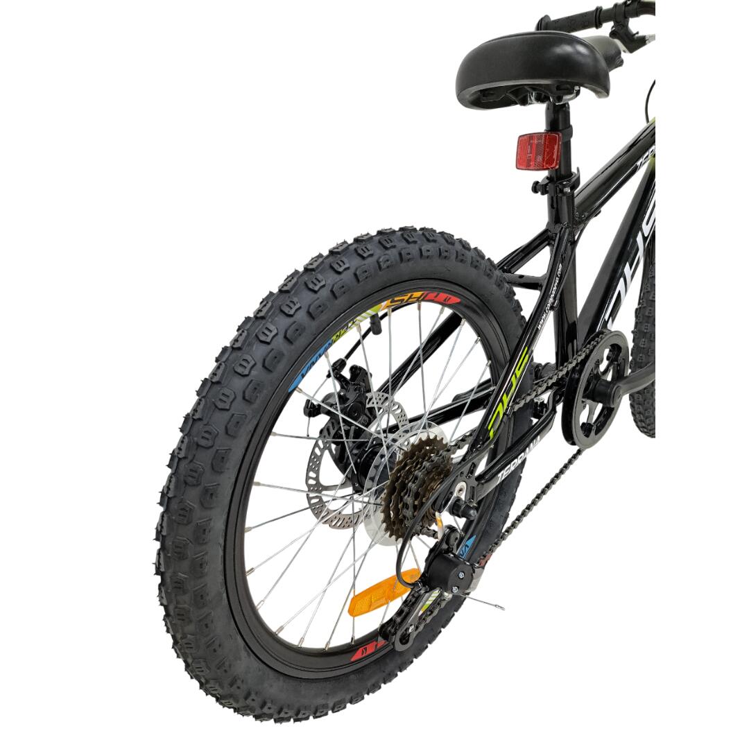 Kinderfahrrad DHS Terrana 2023 – 20 Zoll, Modell 2026, schwarz-grün 4/7