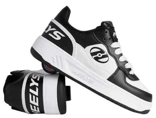 Heelys Rezerve Low Noir/Blanc Chaussures à Roulettes