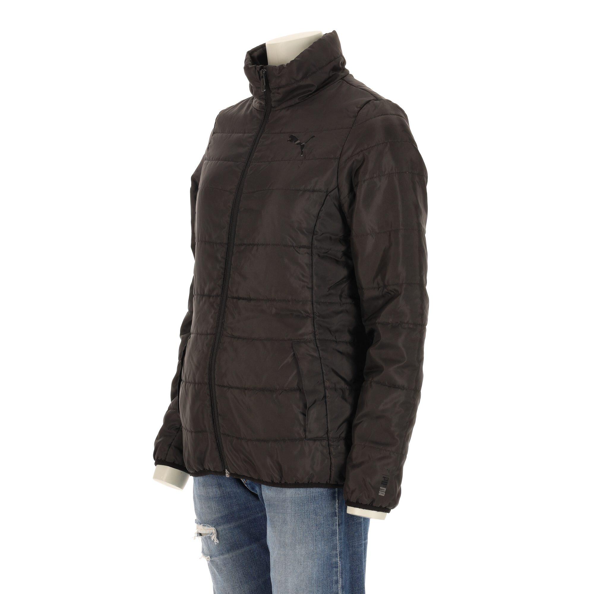 Damen Schwarzer Steppmantel 3/7