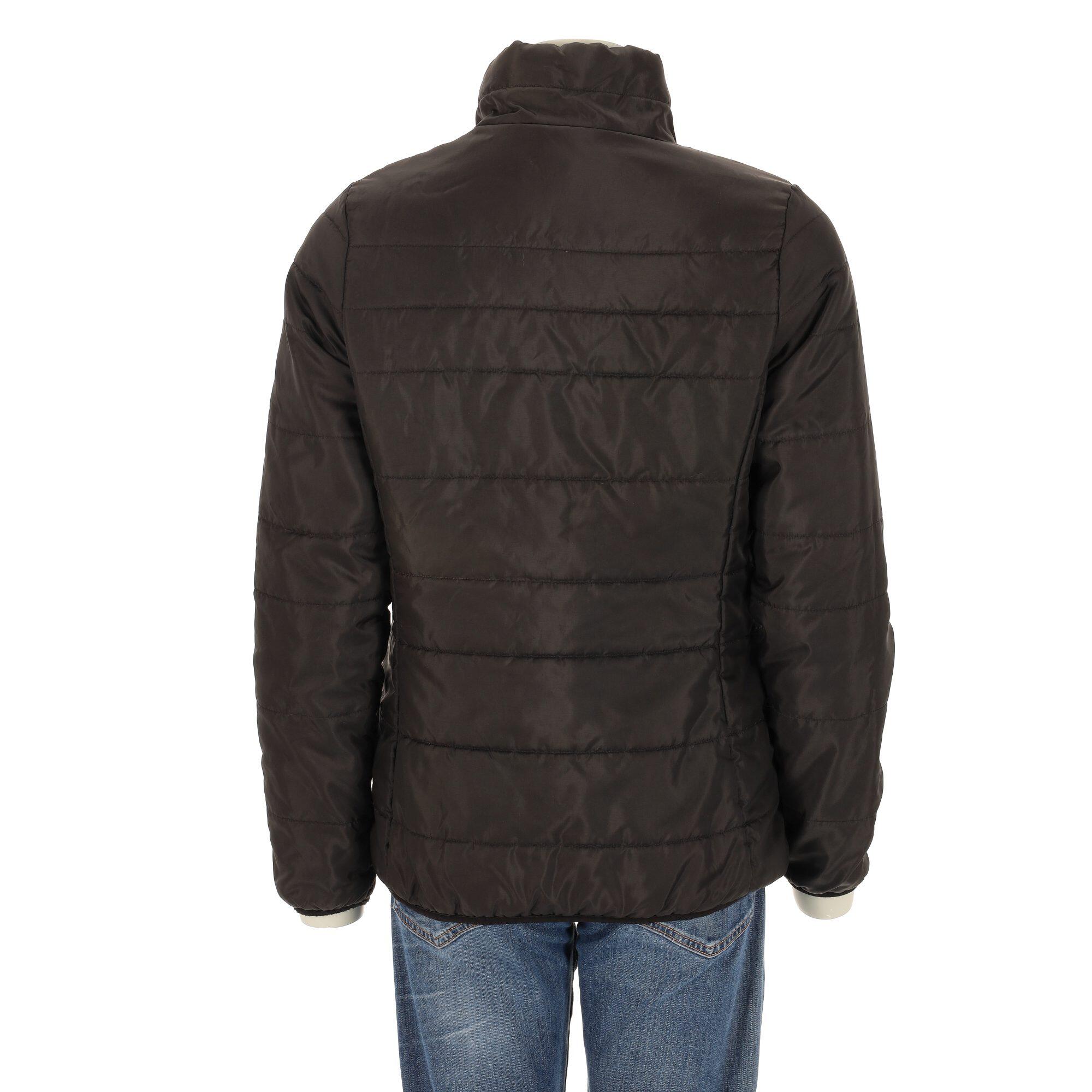 Damen Schwarzer Steppmantel 2/7