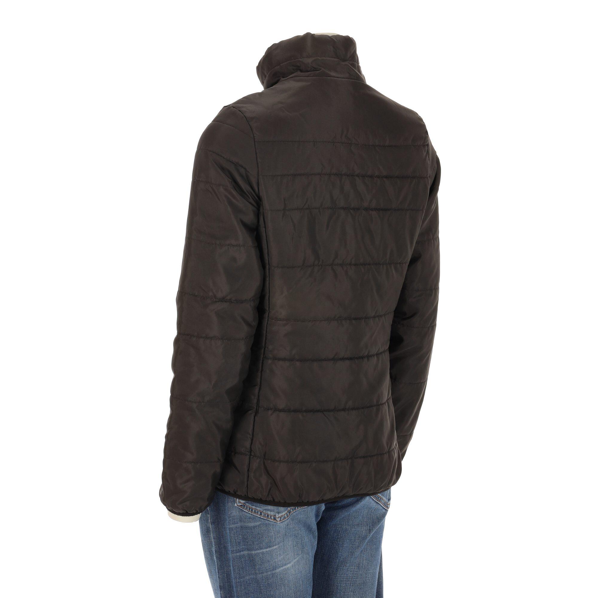 Damen Schwarzer Steppmantel 4/7