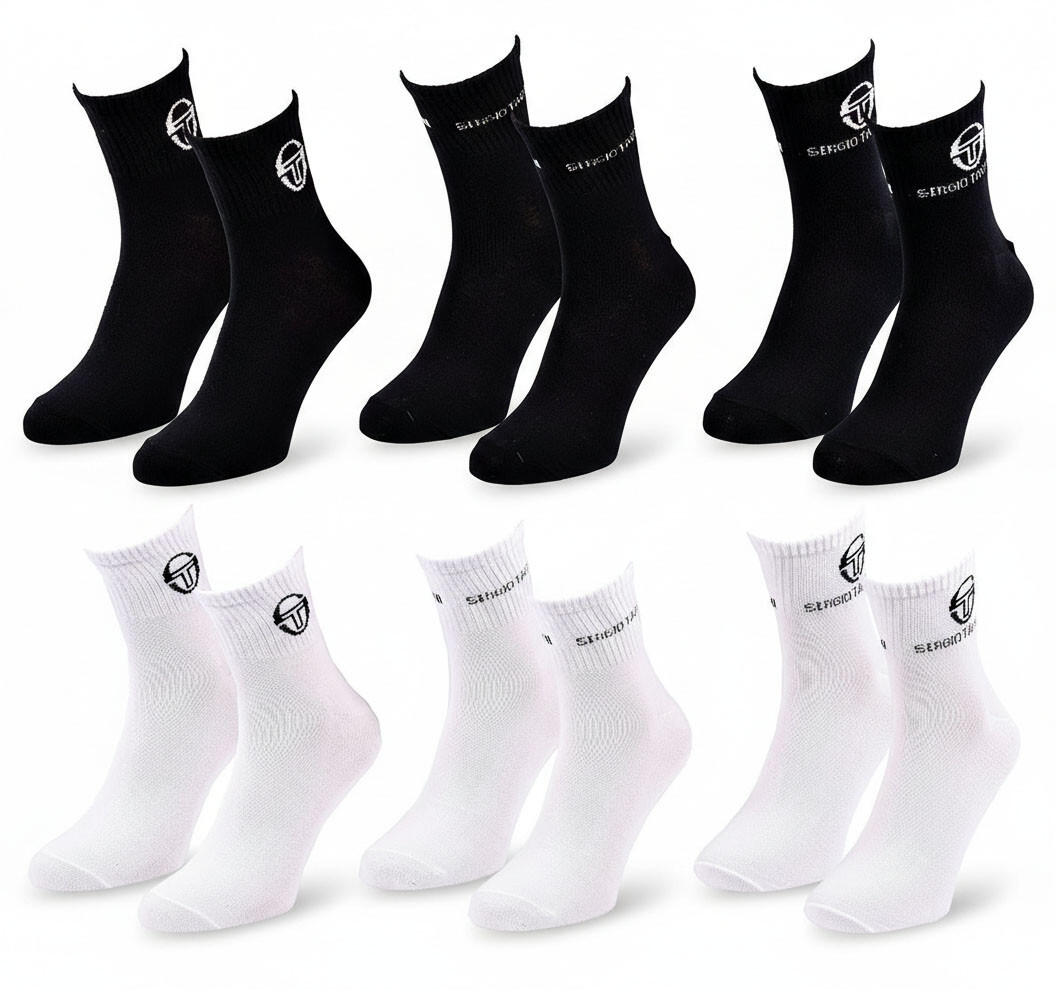 Sergio Tacchini Pack Chaussettes Courte Femme Quarter   Lot de 6 3/7