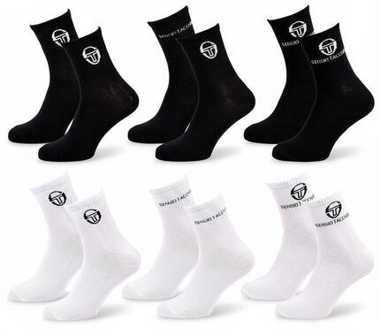 Sergio Tacchini Pack Chaussettes Courte Femme Quarter Lot de 6