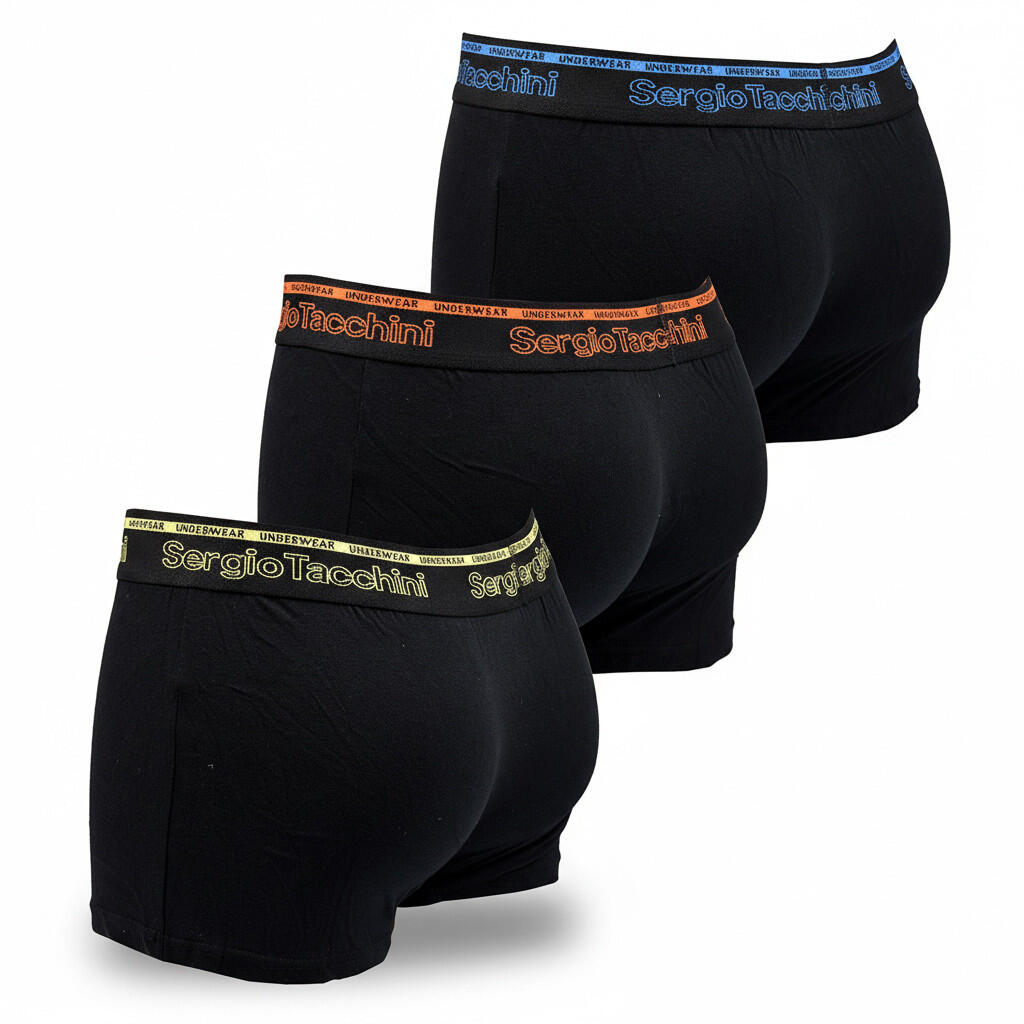 Sergio Tacchini Pack de calzoncillos bóxers para hombre Lote de 3 3/7