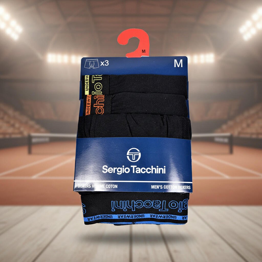 Sergio Tacchini Pack de calzoncillos bóxers para hombre Lote de 3 5/7