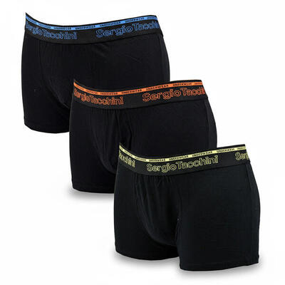 Sergio tacchini boxershortpakket voor heren set van 3