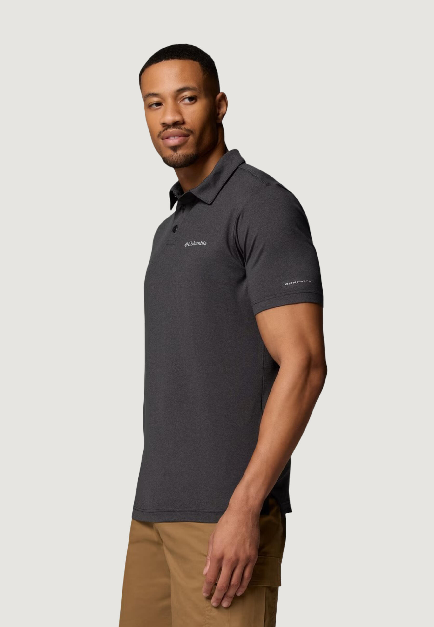 polo manches courtes Parsons Point™ Polo HOMME gris fonce 3/5