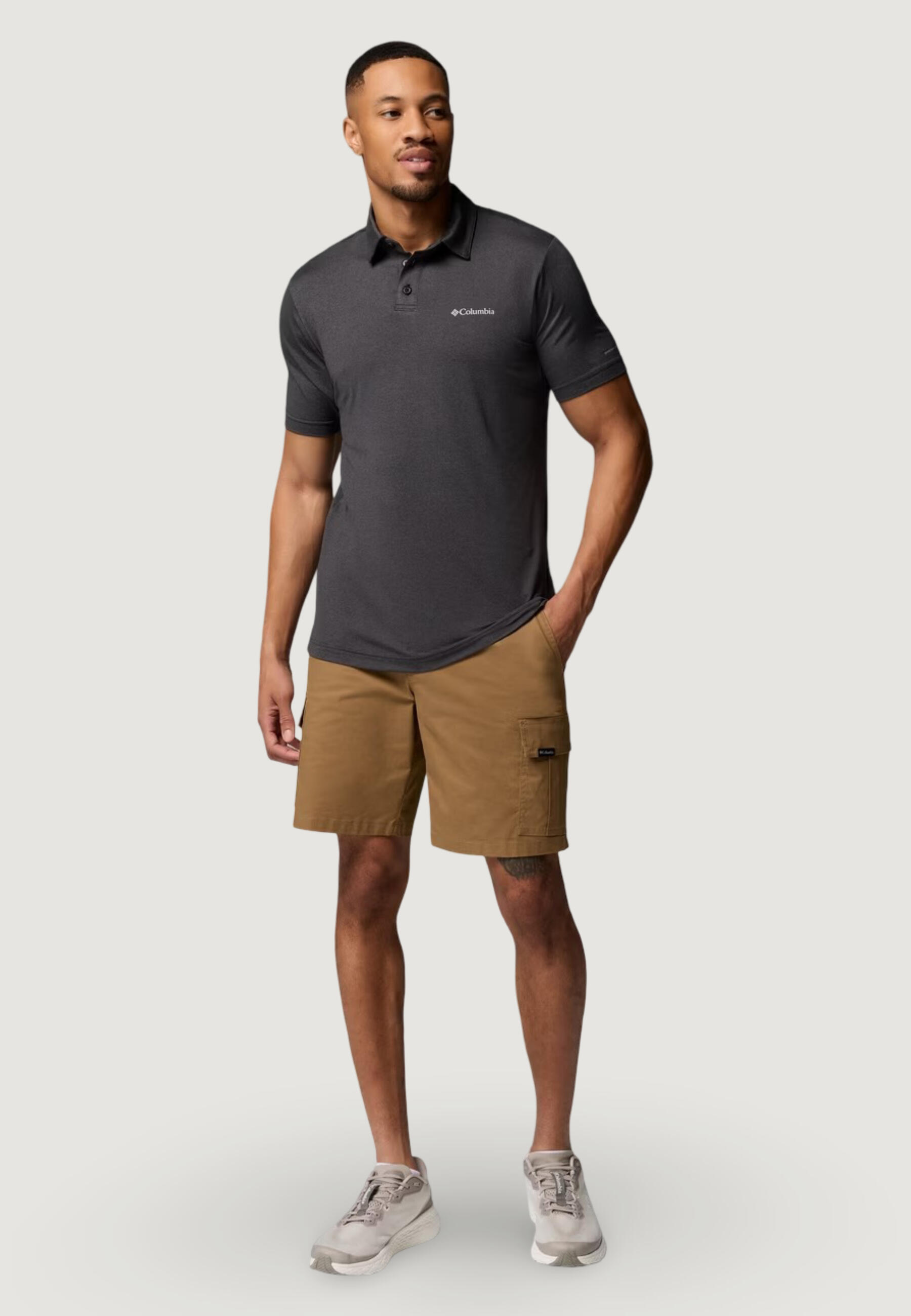 polo manches courtes Parsons Point™ Polo HOMME gris fonce 2/5