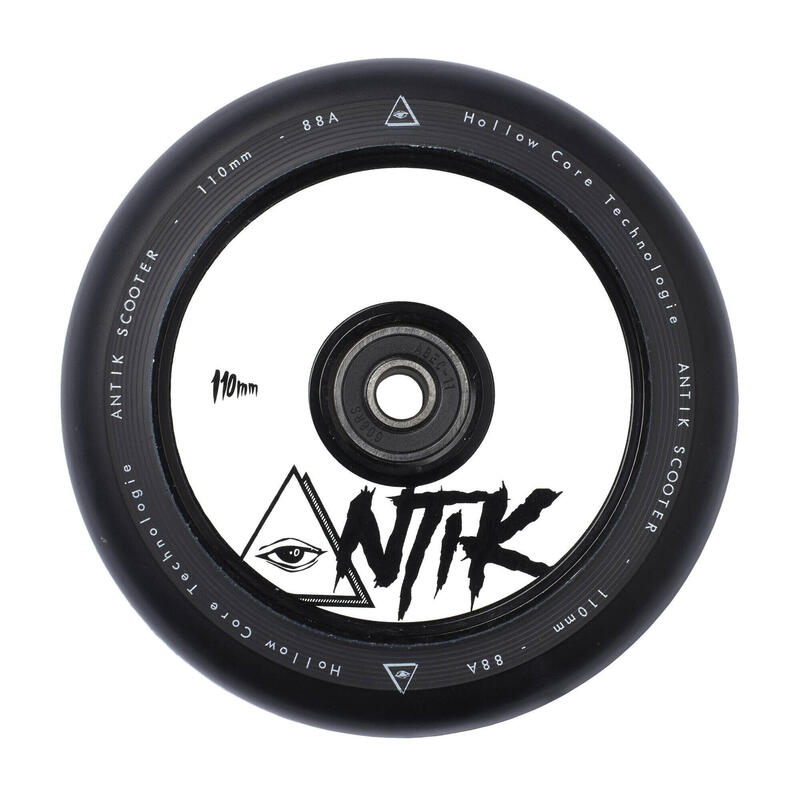 Antik Hollow Core 110mm Weiß / Schwarzes Rad