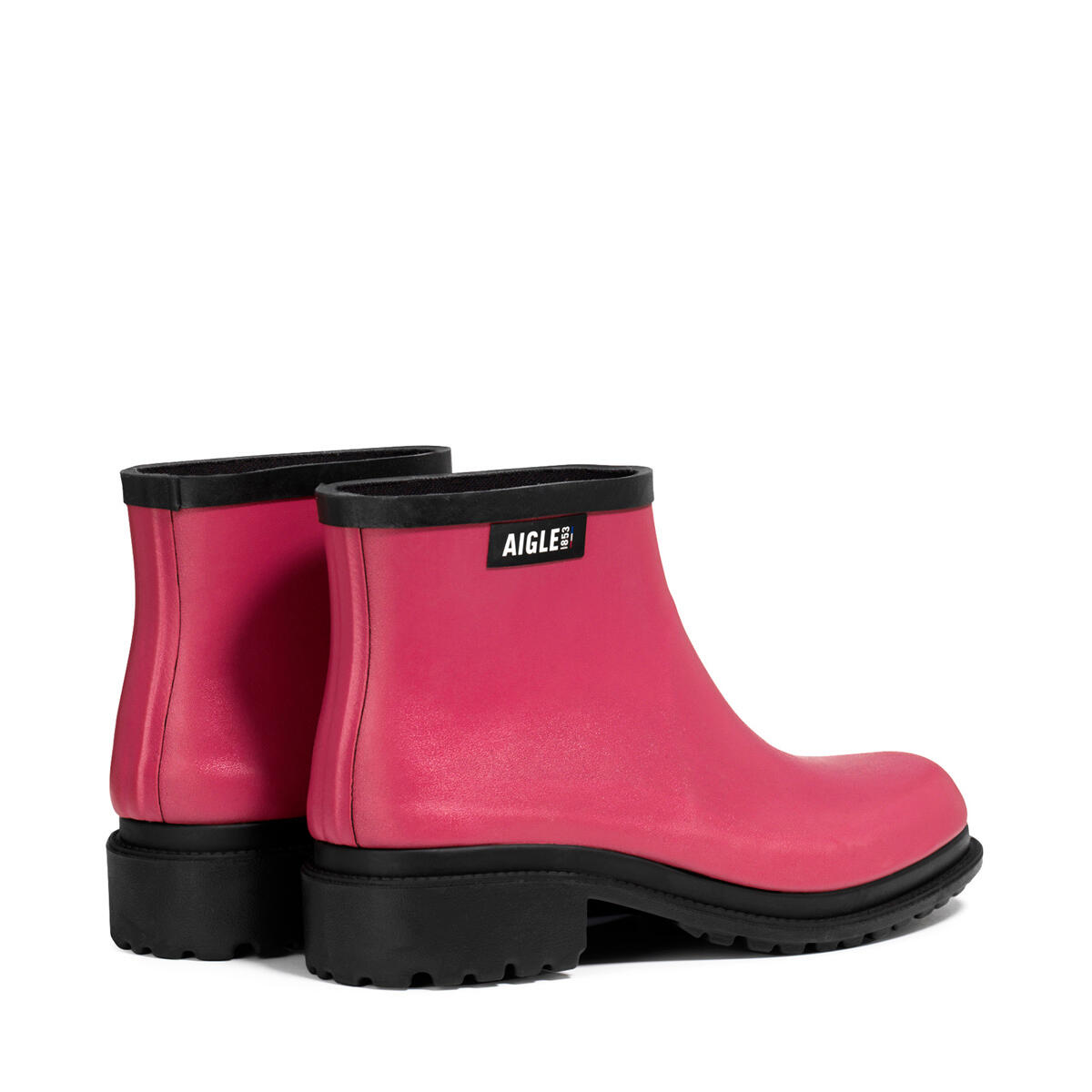 Bottine de pluie FULFEEL LOW Femme Framboise 3/4