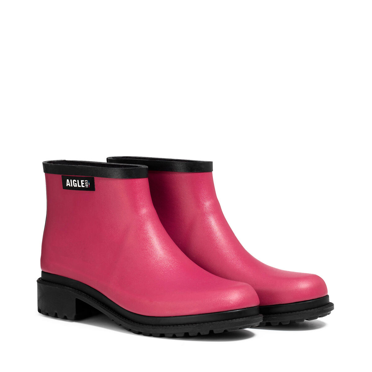 Bottine de pluie FULFEEL LOW Femme Framboise 2/4