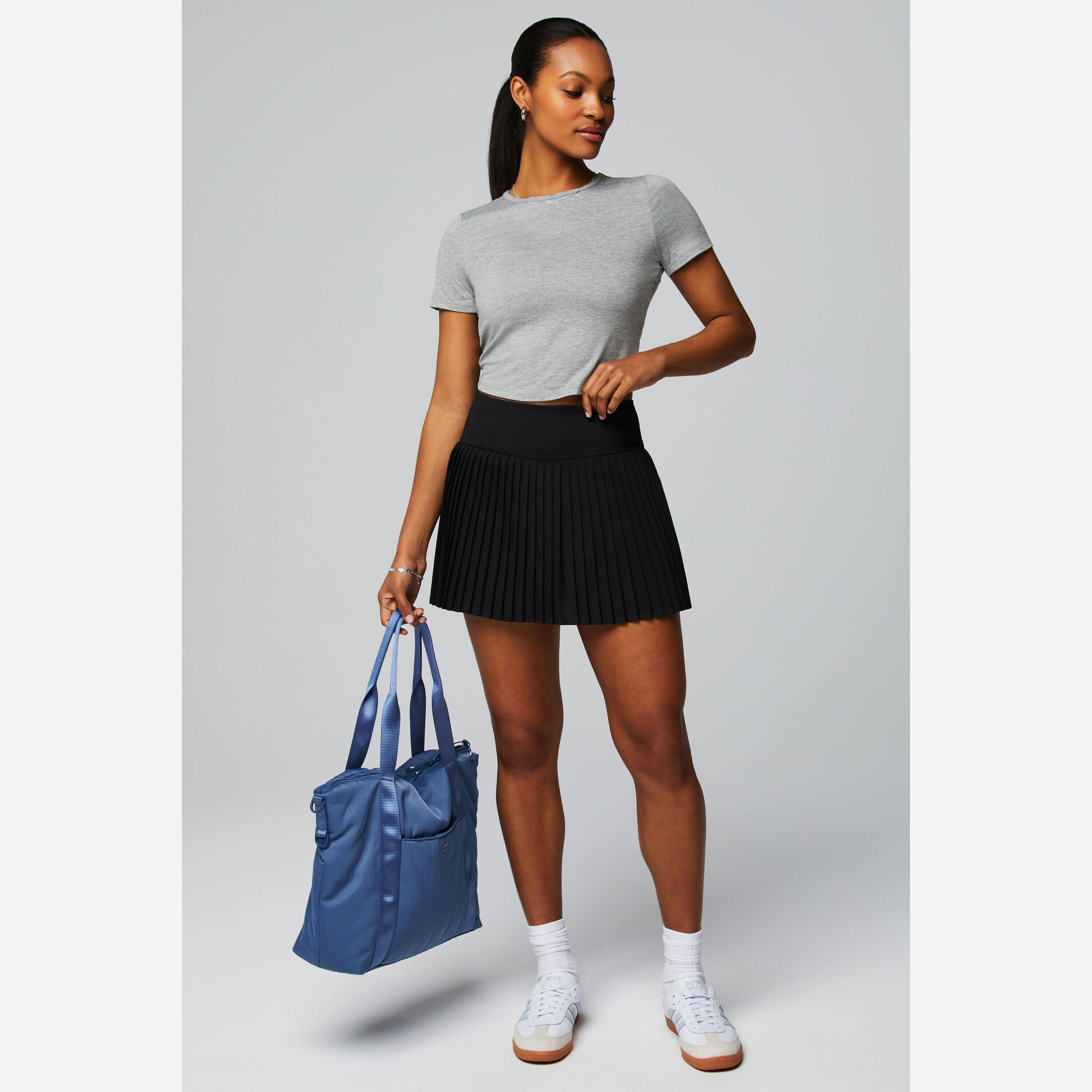Dames Rock Hot Shot Pleated Classic Mini Skirt Van Gerecycled Materiaal 5/7