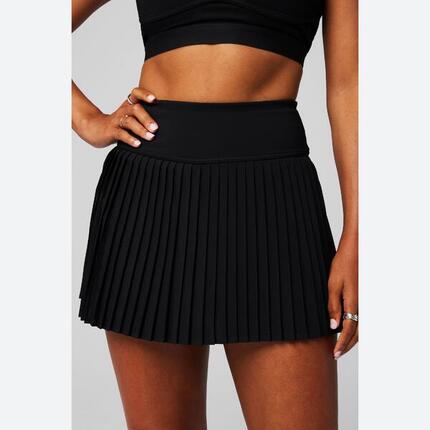 Damen Rock Hot Shot Pleated Classic Mini Skirt Aus Recycling-Material