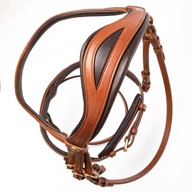 Bridon da equitazione per cavallo con flash Kavalkade Robin English Nb 2/5