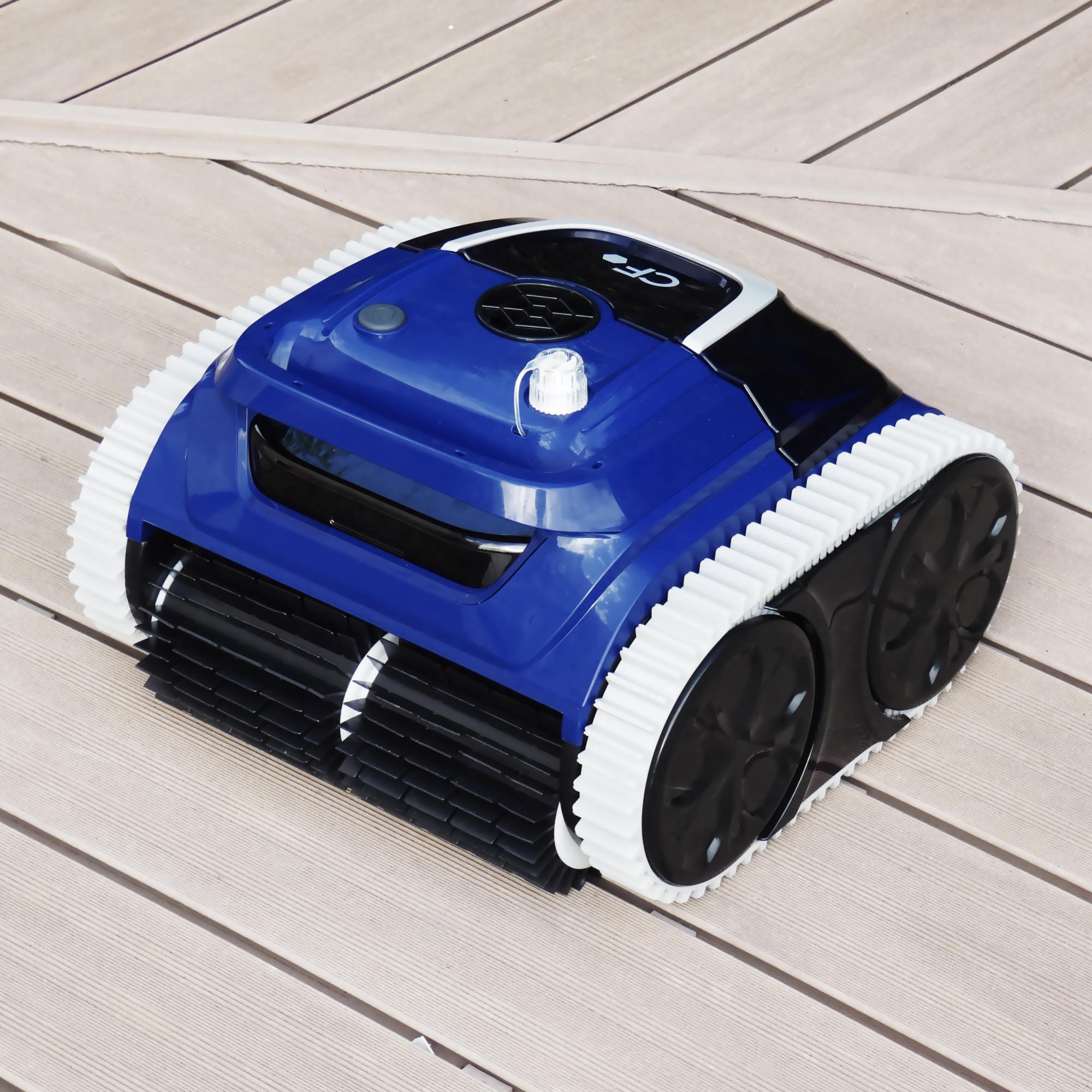 Kabelloser Poolroboter CF 400 CL, mit Akku und Fernsteuerung bis zu
120m² 4/7
