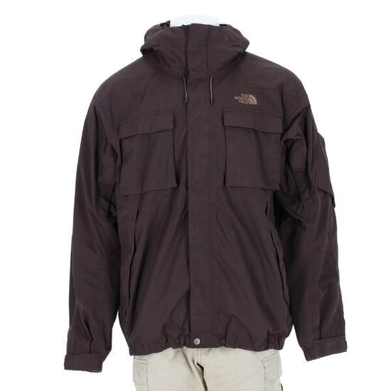 Seconda Mano - Parka marrone TNF HyVent da uomo - Stato molto buono