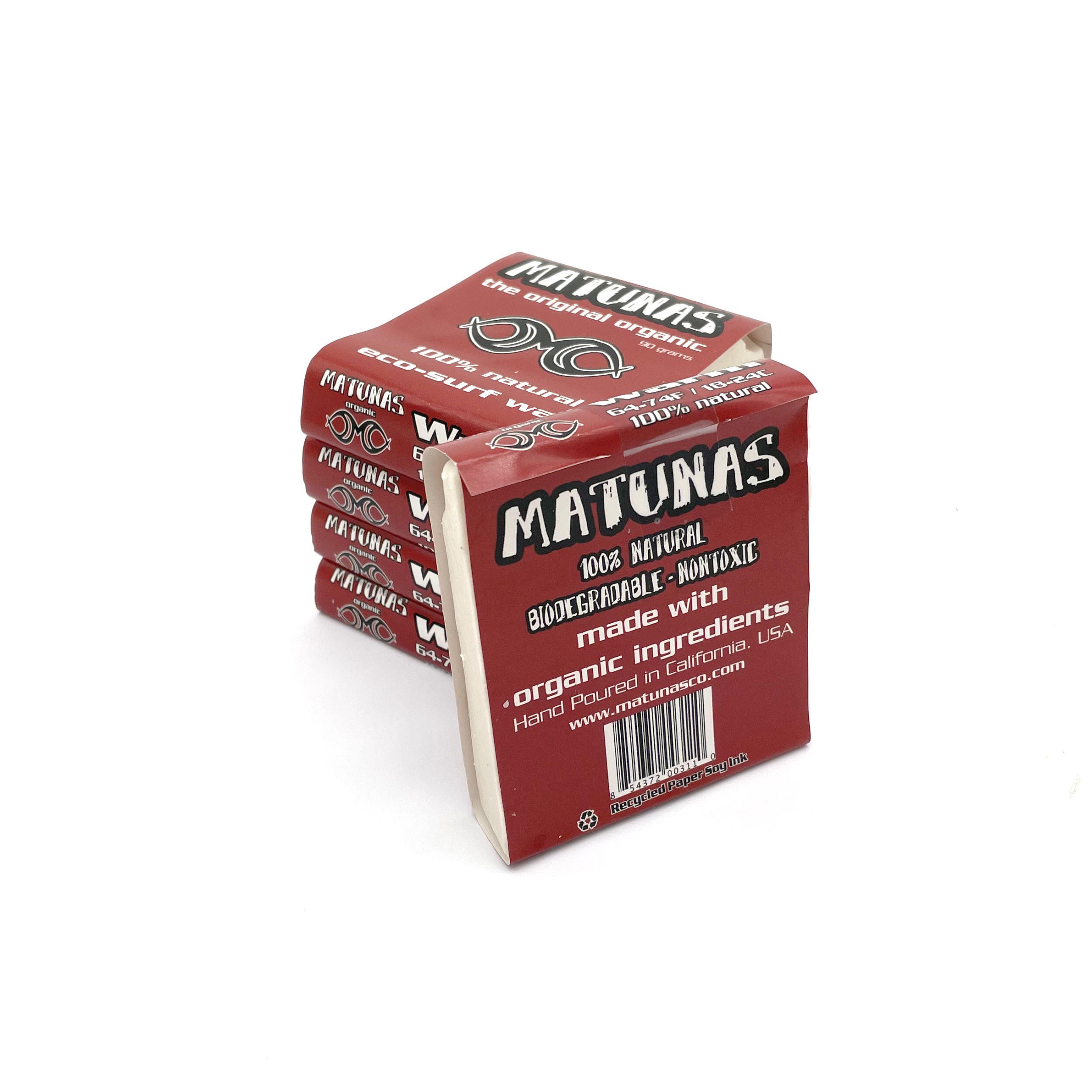 Matunas Surf Wax - WARM - x5 PACK 2/2