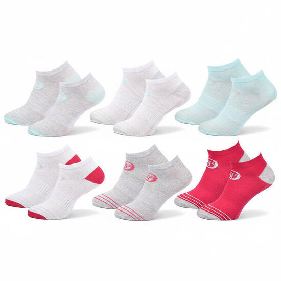 Sergio Tacchini Confezione di calzini corti da donna Quarter Confezione da 6