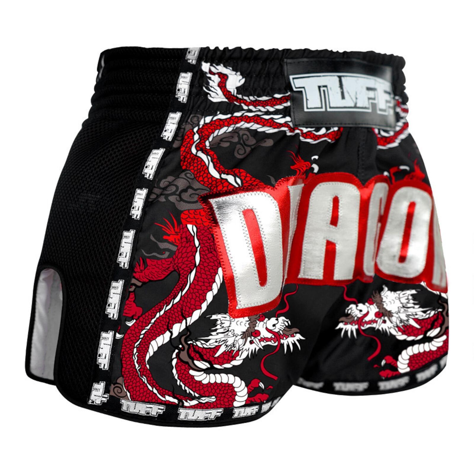 Spodenki treningowe TUFF Black Chinese Dragon with Text 2/5