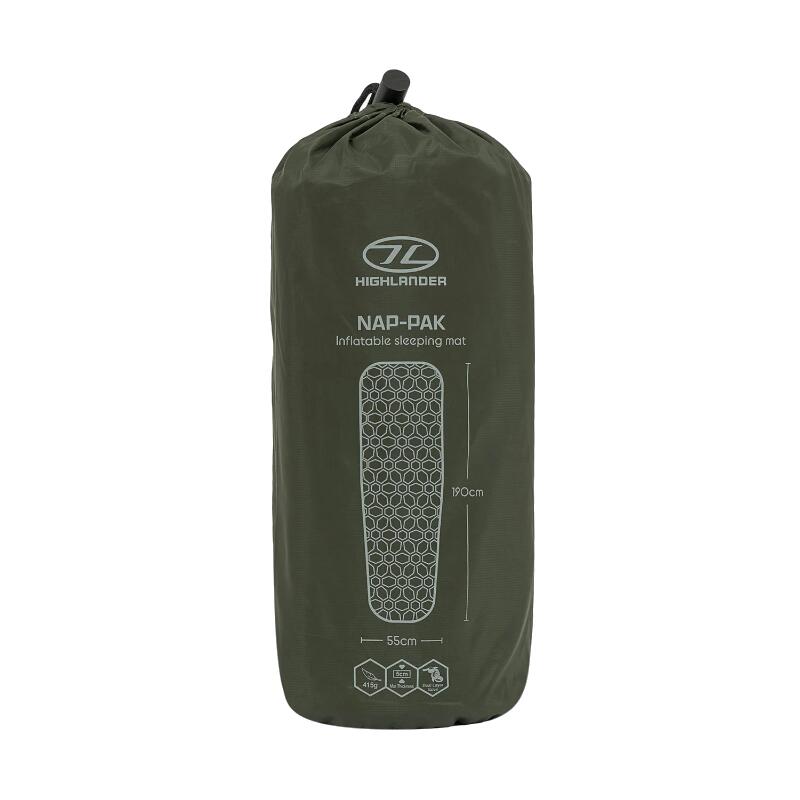 Highlander NAP-PAK Inflatable Sleeping Mat – Lichtgewicht & compact - HIGHLANDER 4/5