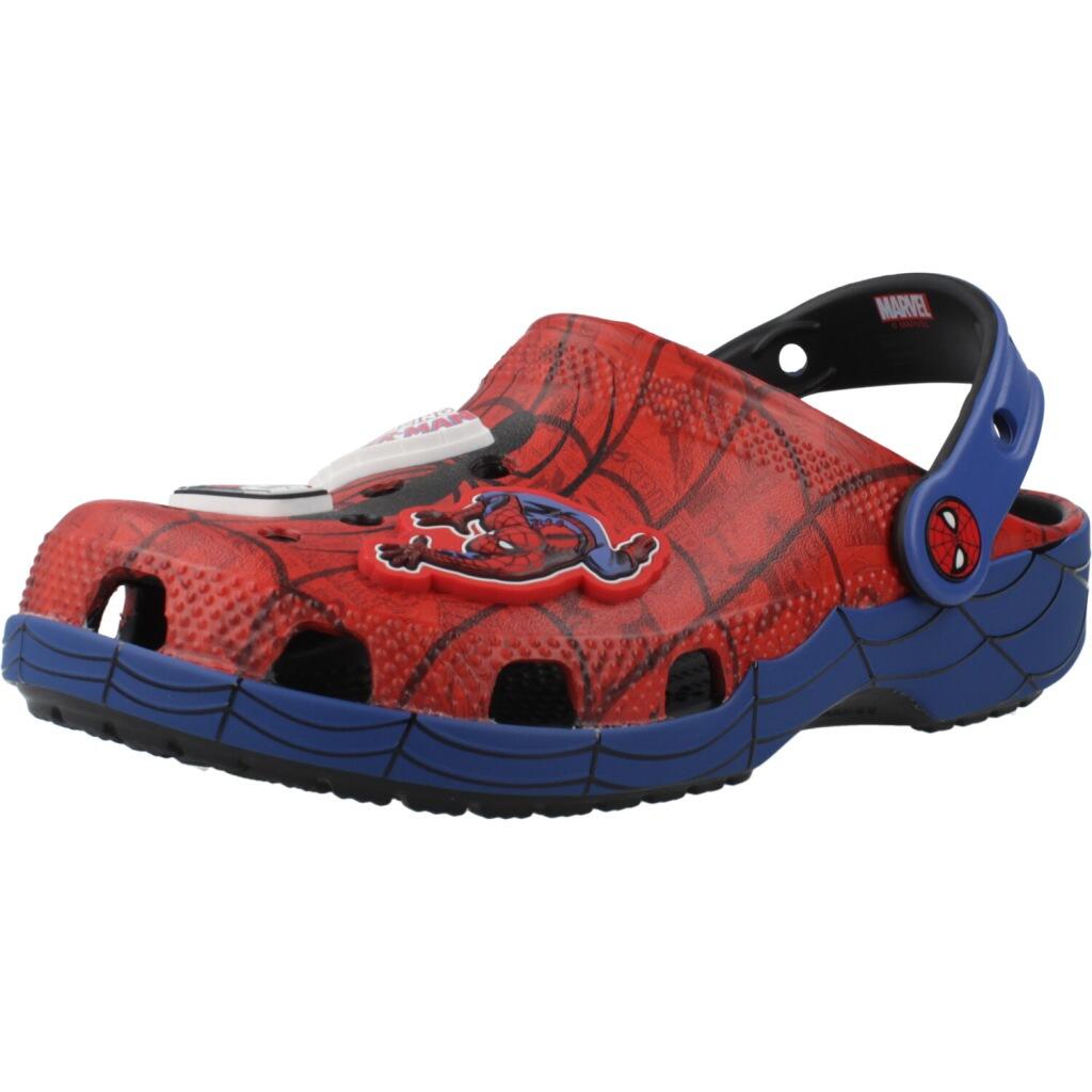 CROCS žabky Model Spider Man Web Classic Barva červený