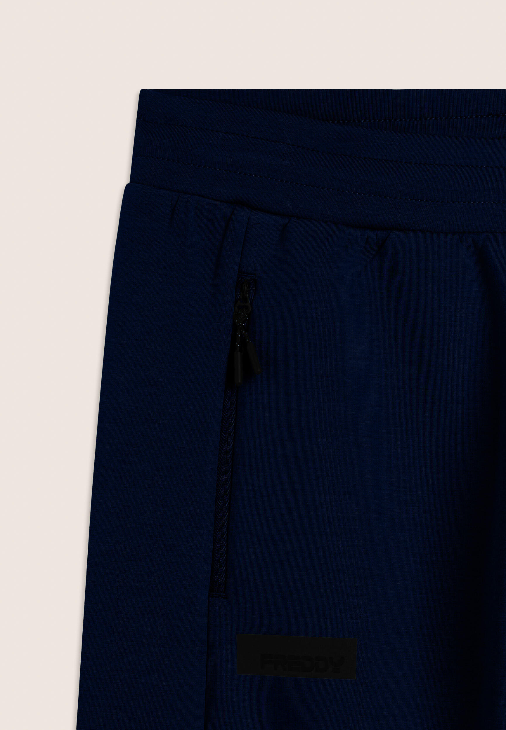 Pantalón de interlock con cordón de ajuste y puño inferior 3/3