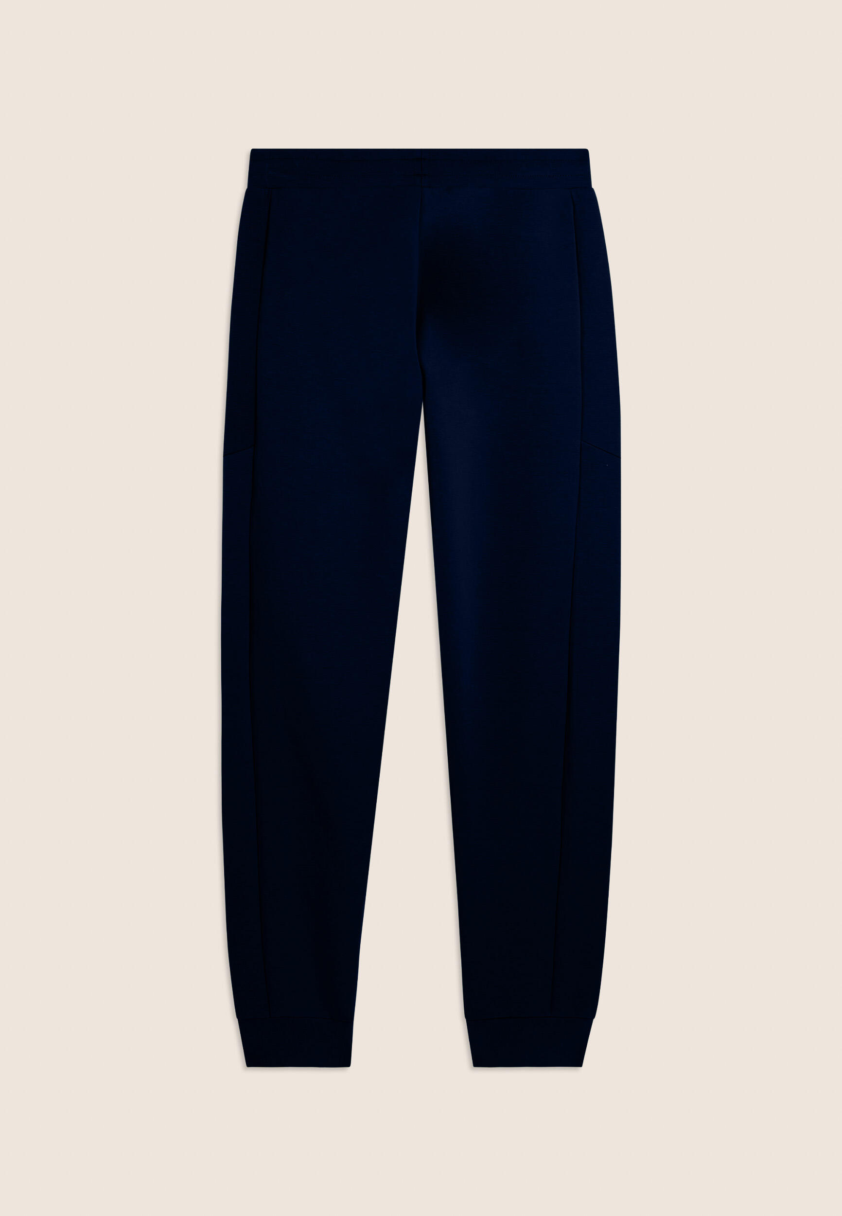 Pantalón de interlock con cordón de ajuste y puño inferior 2/3