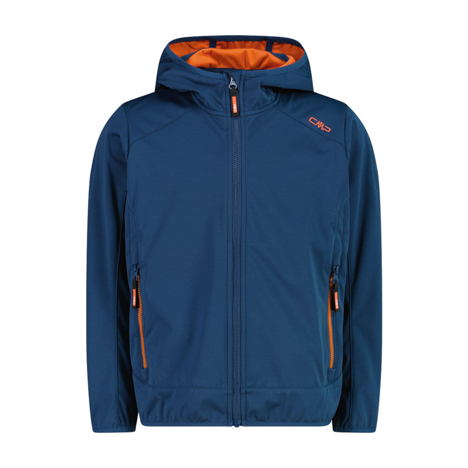 dunkelblau / orange / mediterranes Blau