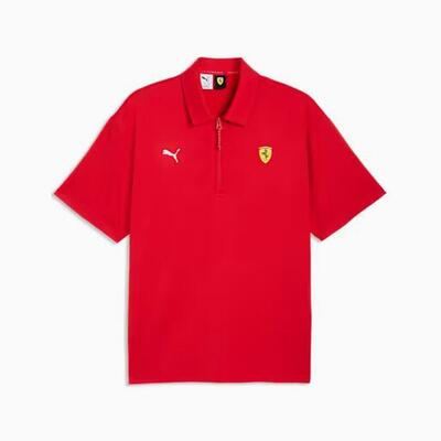 PUMA Polo Scuderia Ferrari Cloudspun da uomo 634247 02 RED