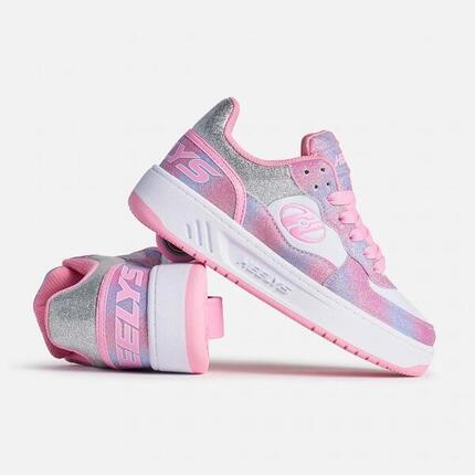 Heelys Rezerve Low Pink/Rainbow Chaussures à Roulettes