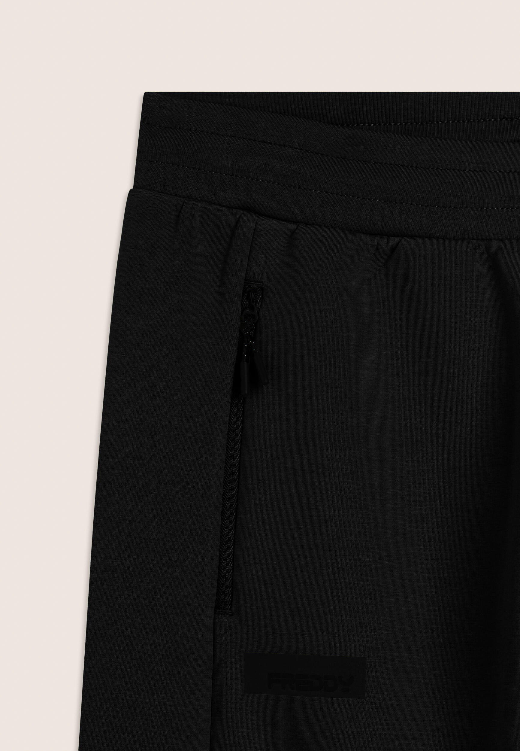 Pantalón de interlock con cordón de ajuste y puño inferior 3/3