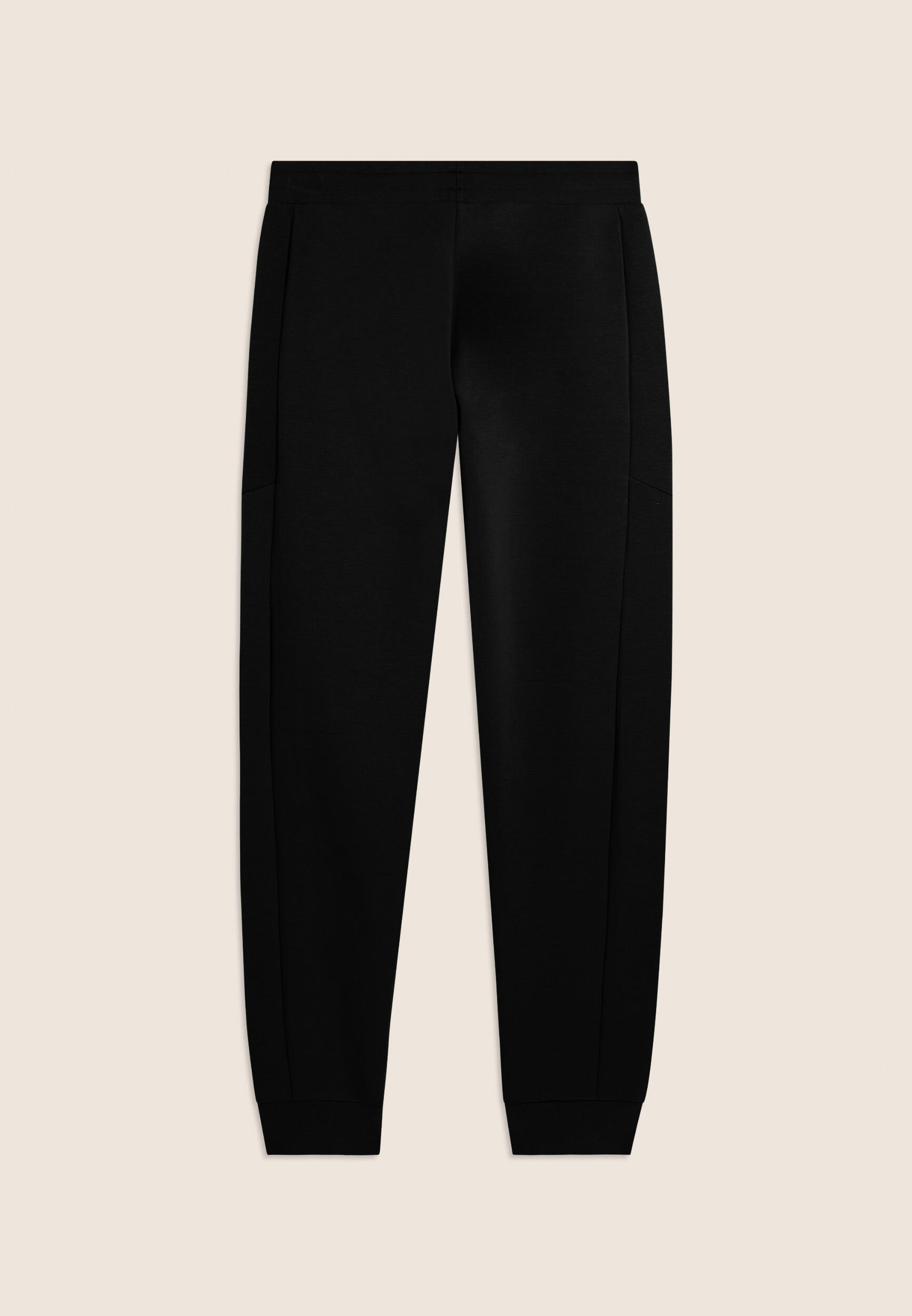 Pantalón de interlock con cordón de ajuste y puño inferior 2/3