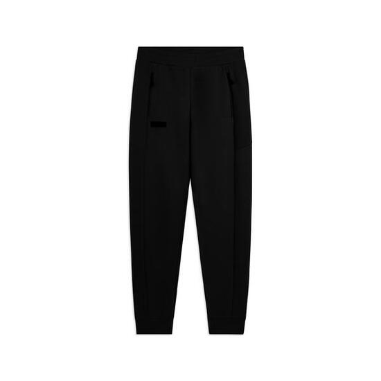 Pantalone in Interlock con Coulisse e Fondo a Polsino