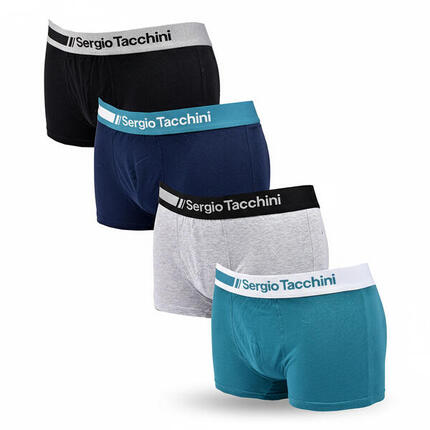 Sergio Tacchini Pack de Boxers Homme Lot de 4