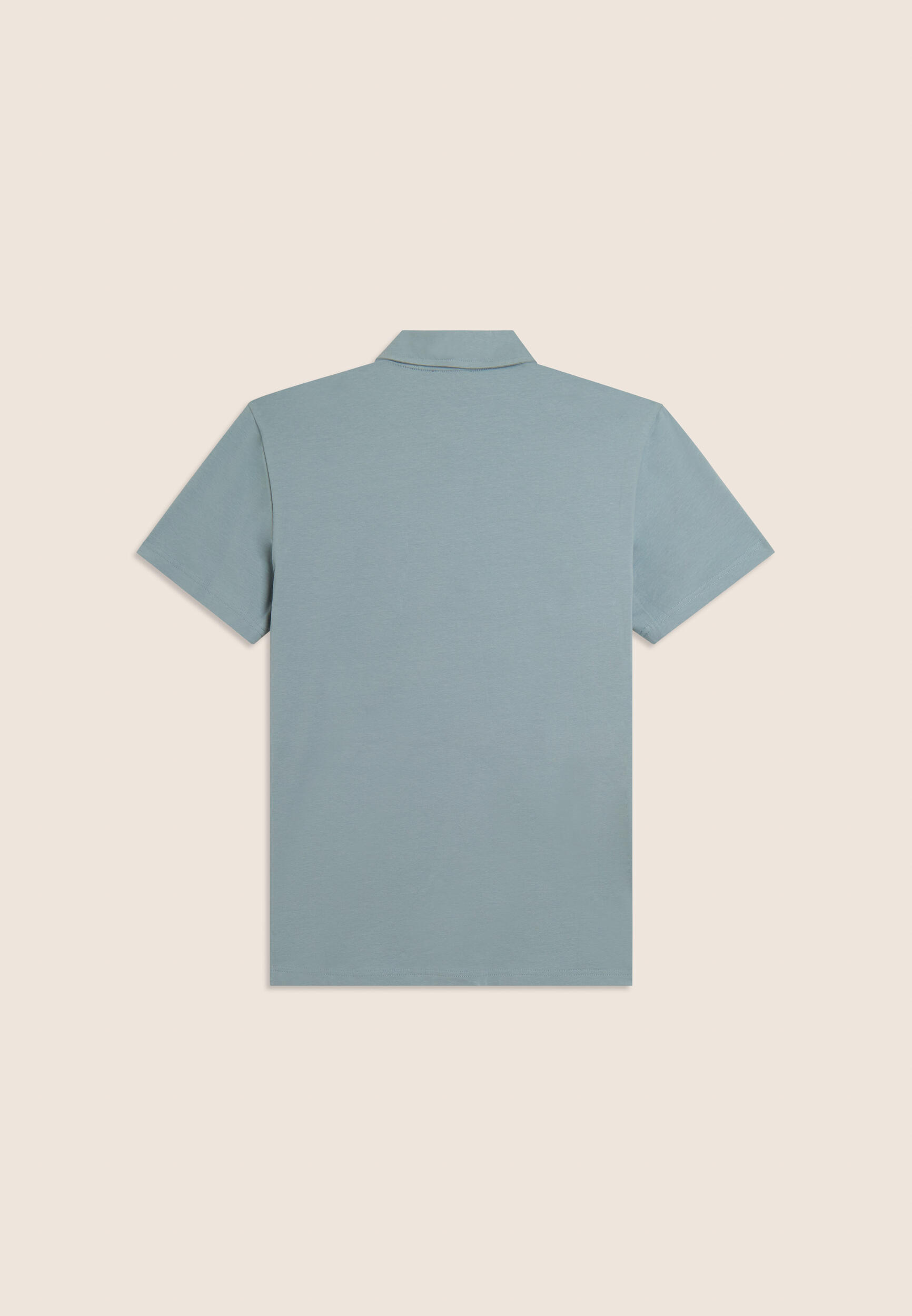 Polo in heavy jersey stretch con logo 2/3