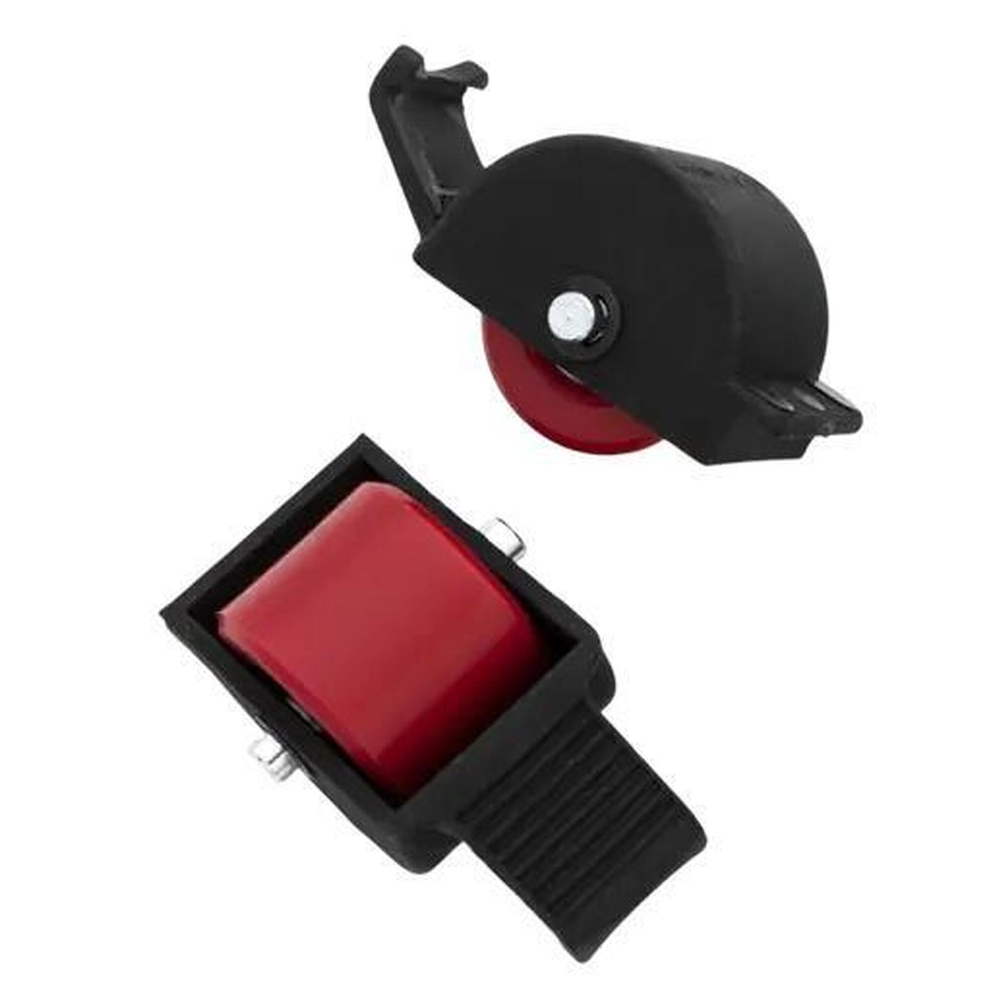 Breezy Replacement Wheels Set Pantofi Cu Roți - Negru/Roșu
