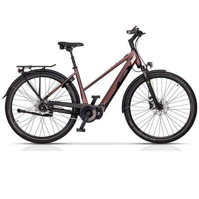 28" dames e-bike stadsfiets e-touring 11.7 shimano steps e6100 504 wh shimano