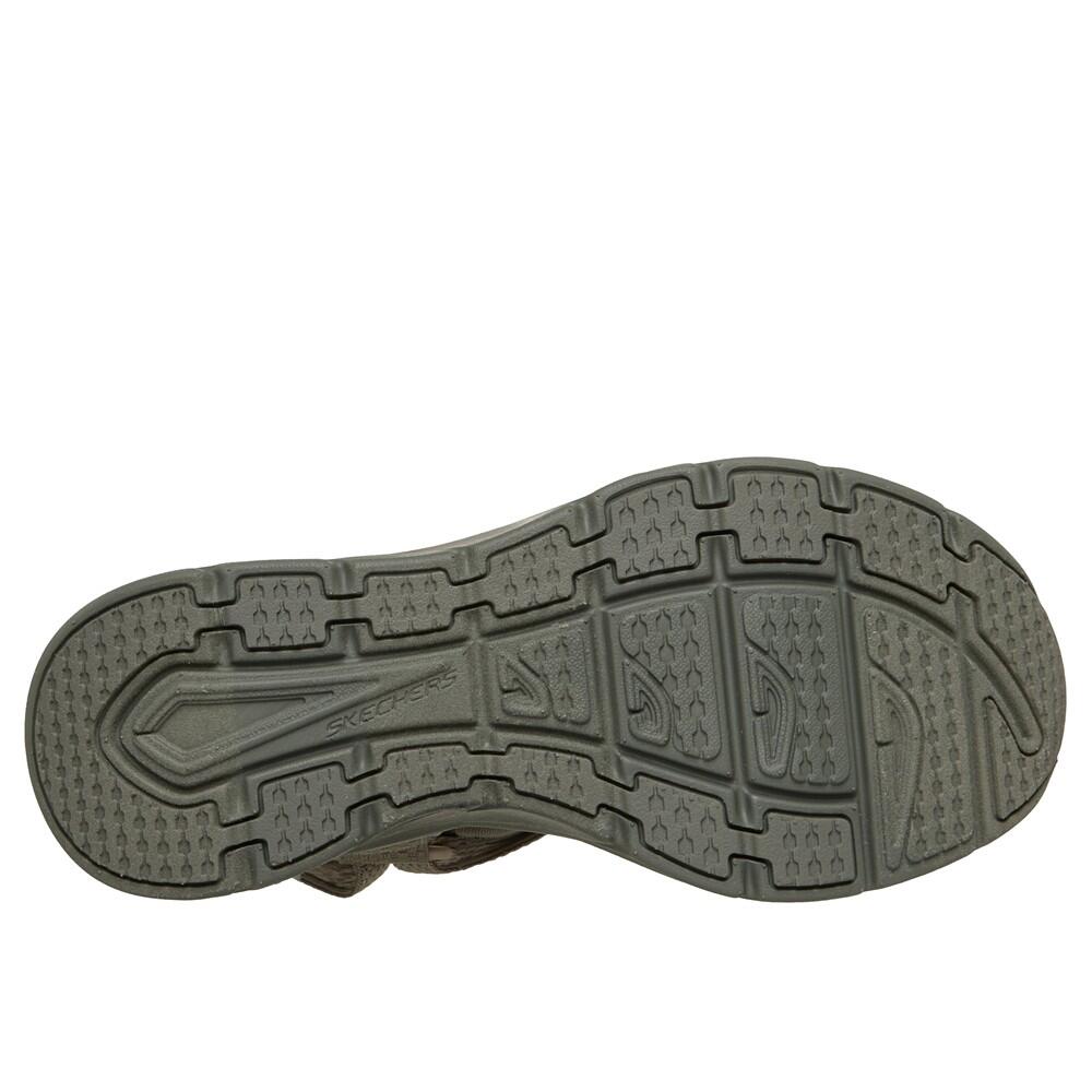 SANDALE pour   Pasear FEMME Skechers D'lux Walker Sandal KAKI 3/7