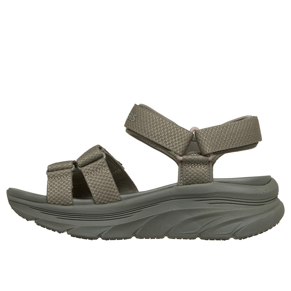 SANDALE pour   Pasear FEMME Skechers D'lux Walker Sandal KAKI 6/7