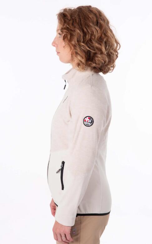 Veste Polaire de Randonnée Femme Aulp "Berti" L Beige 3/6