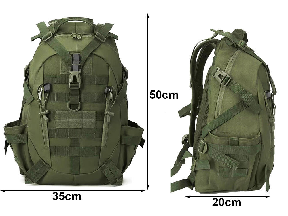Sac à dos 30 litres Sac de survie Vert armée 7/7