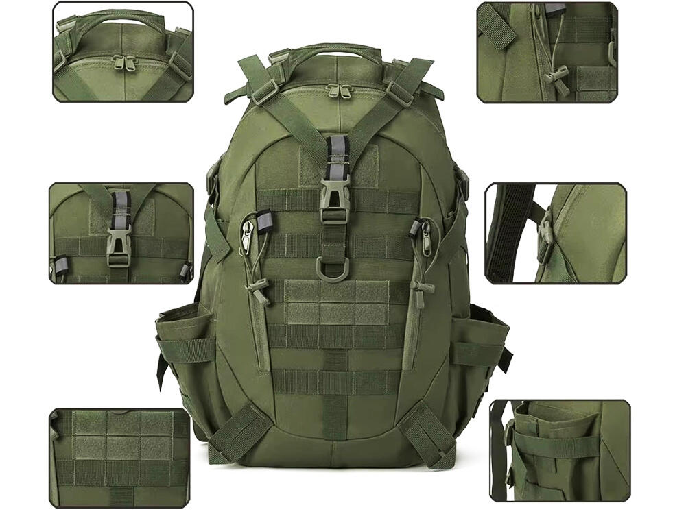 Sac à dos 30 litres Sac de survie Vert armée 4/7