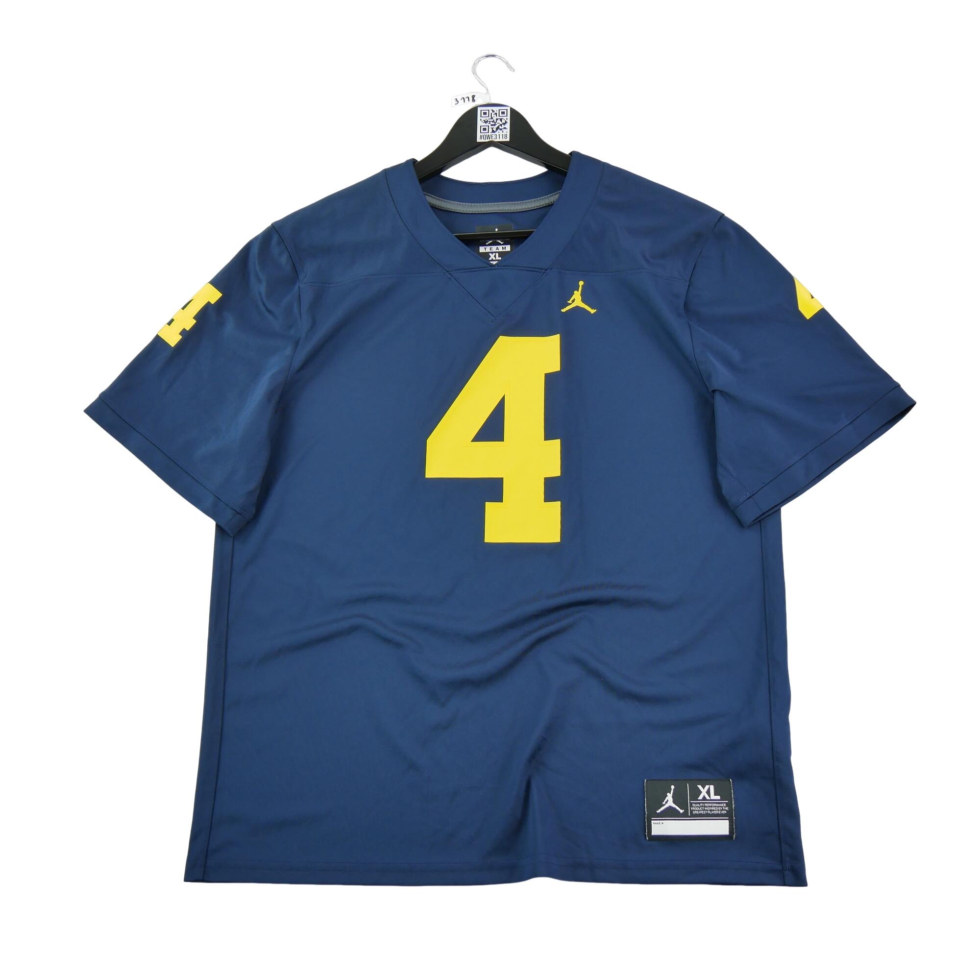Segunda Vida - Camisa Nike Azul Marinho NCAA Michigan para Homens - Como novo 3/7