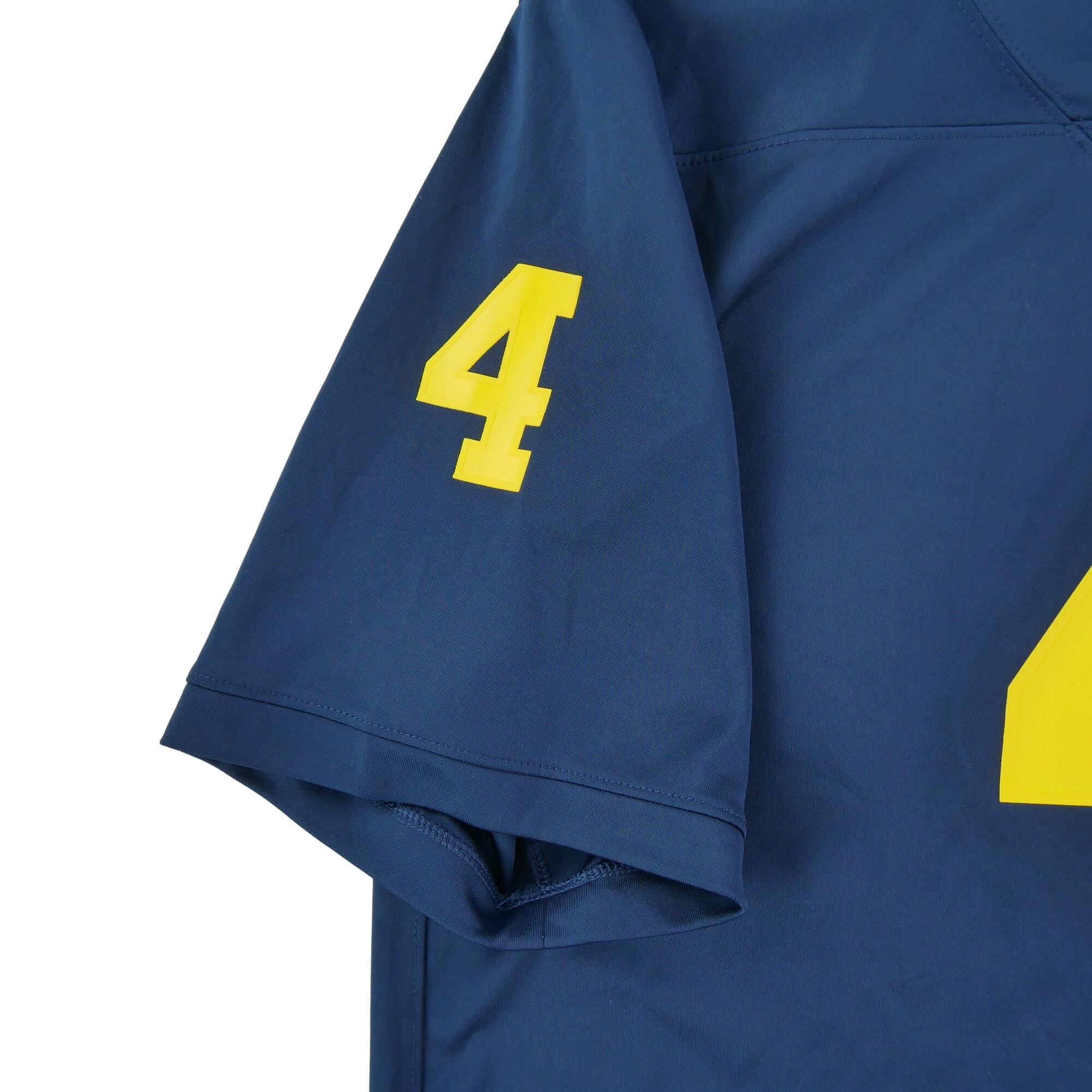Segunda Vida - Camisa Nike Azul Marinho NCAA Michigan para Homens - Como novo 5/7