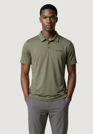 polo manches courtes Columbia Hike™ Polo HOMME vert fonce