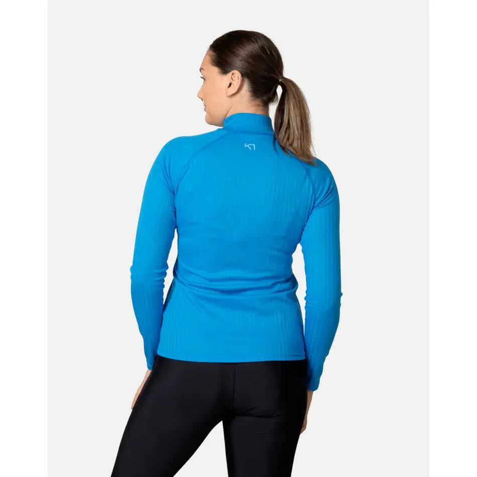 Maglia sottile 1/2 zip a maniche lunghe donna Kari Traa Ella 4/5