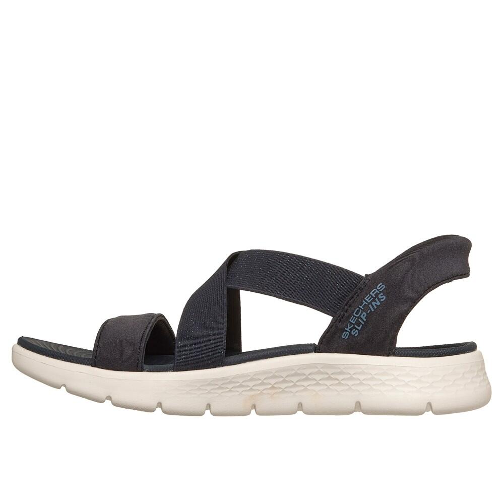 SANDALE FEMME Skechers Slip-ins Go Walk Flex Glimmer BLEU 6/7