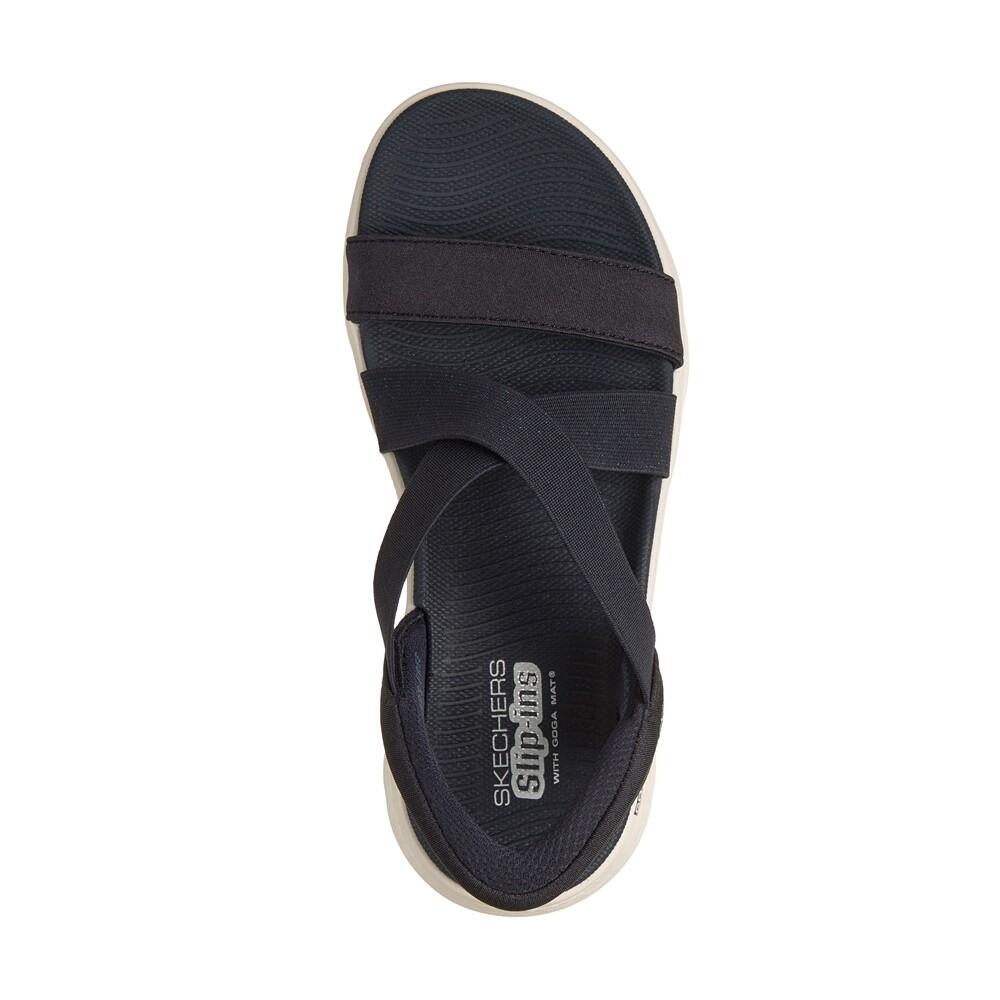 SANDALE FEMME Skechers Slip-ins Go Walk Flex Glimmer BLEU 5/7