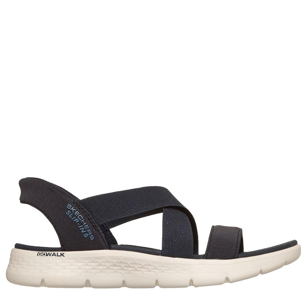 SANDALE FEMME Skechers Slip-ins Go Walk Flex Glimmer BLEU 1/7