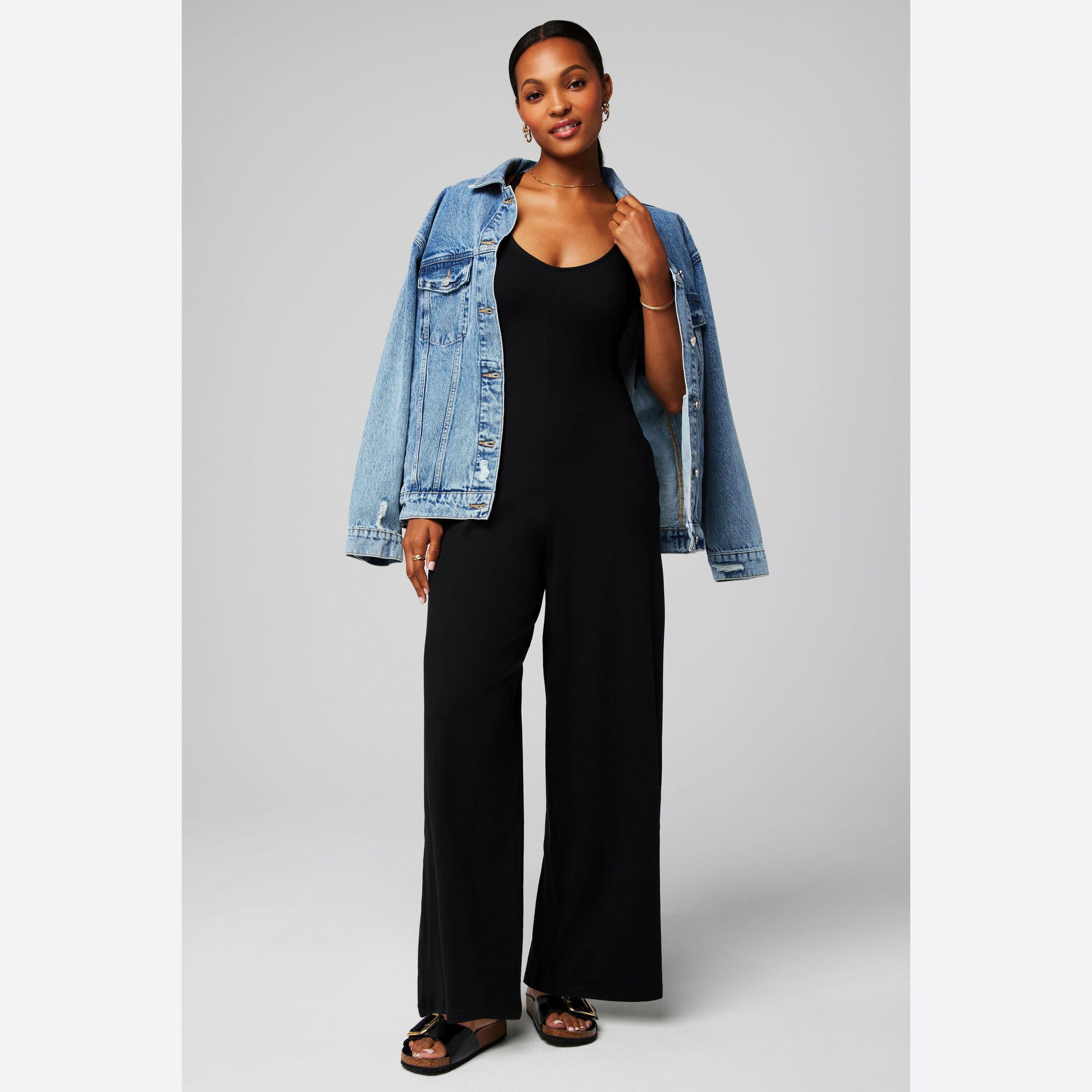 Dames Jumpsuit Cloud Jersey Wide Leg Onesie Avec Pantalon Ample 4/4